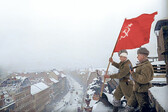 Red victory banner over Budapest.jpg